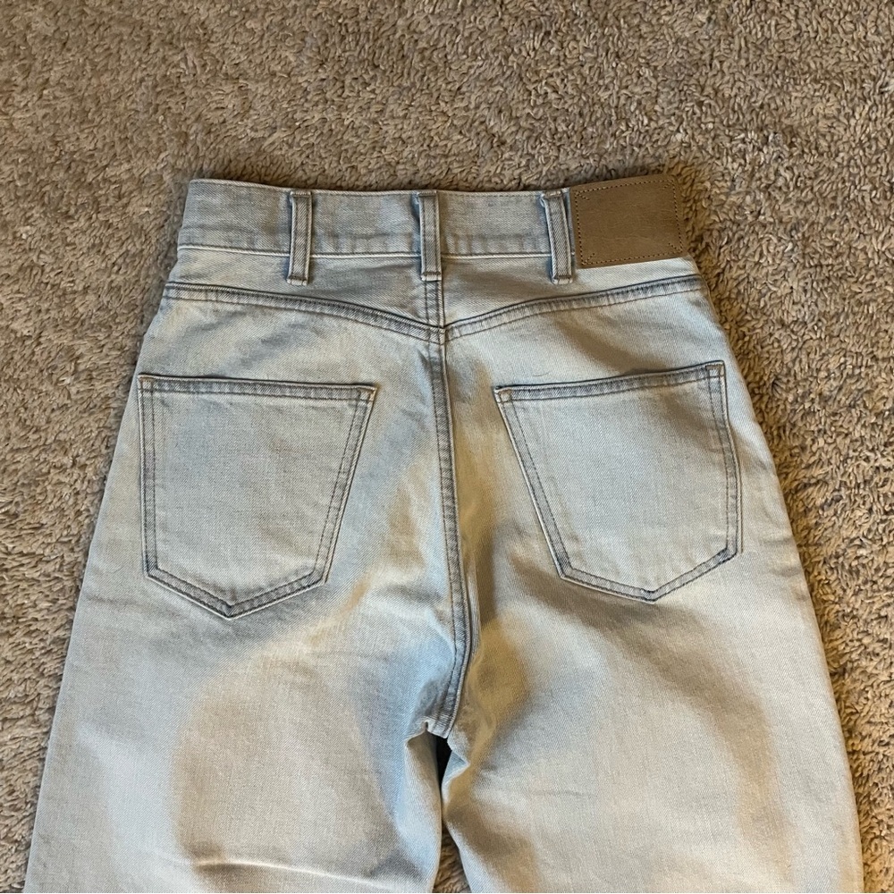 Celine Light Blue High-Rise Straight Jeans - Picture 10 of 13